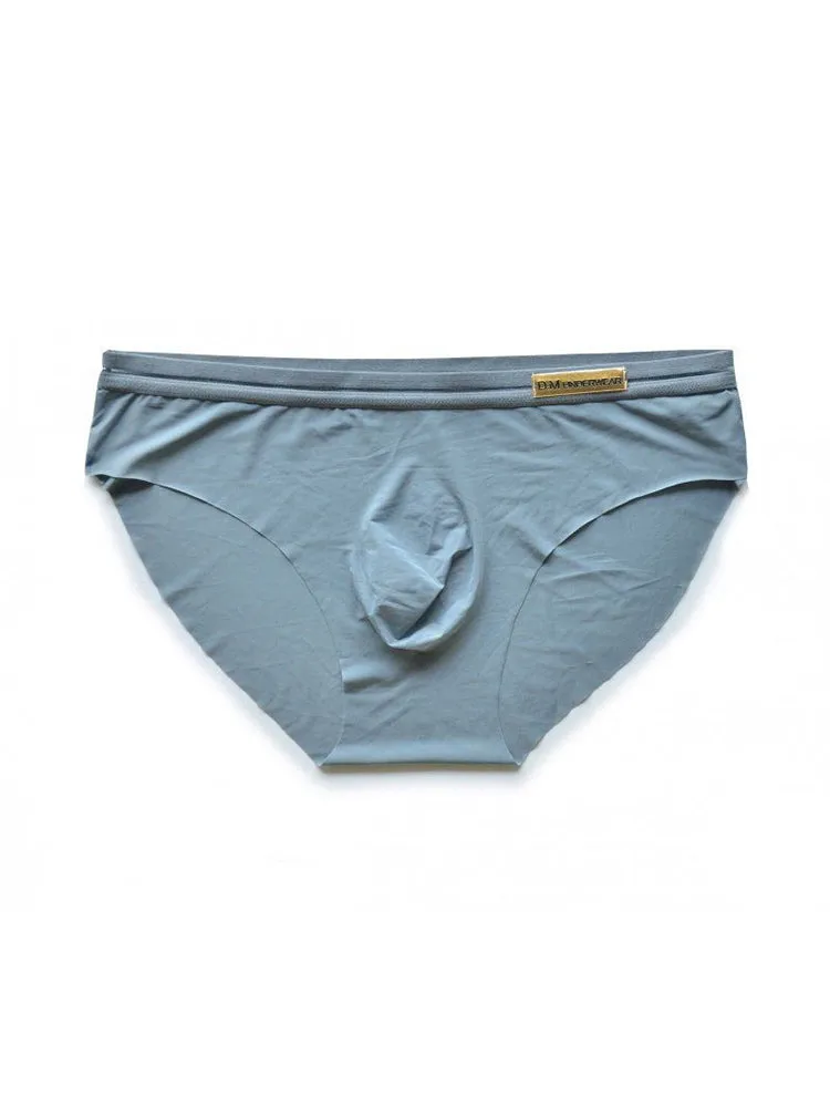 2 Pack Men's Low-Rise Sexy Solid Quick-Dry Briefs