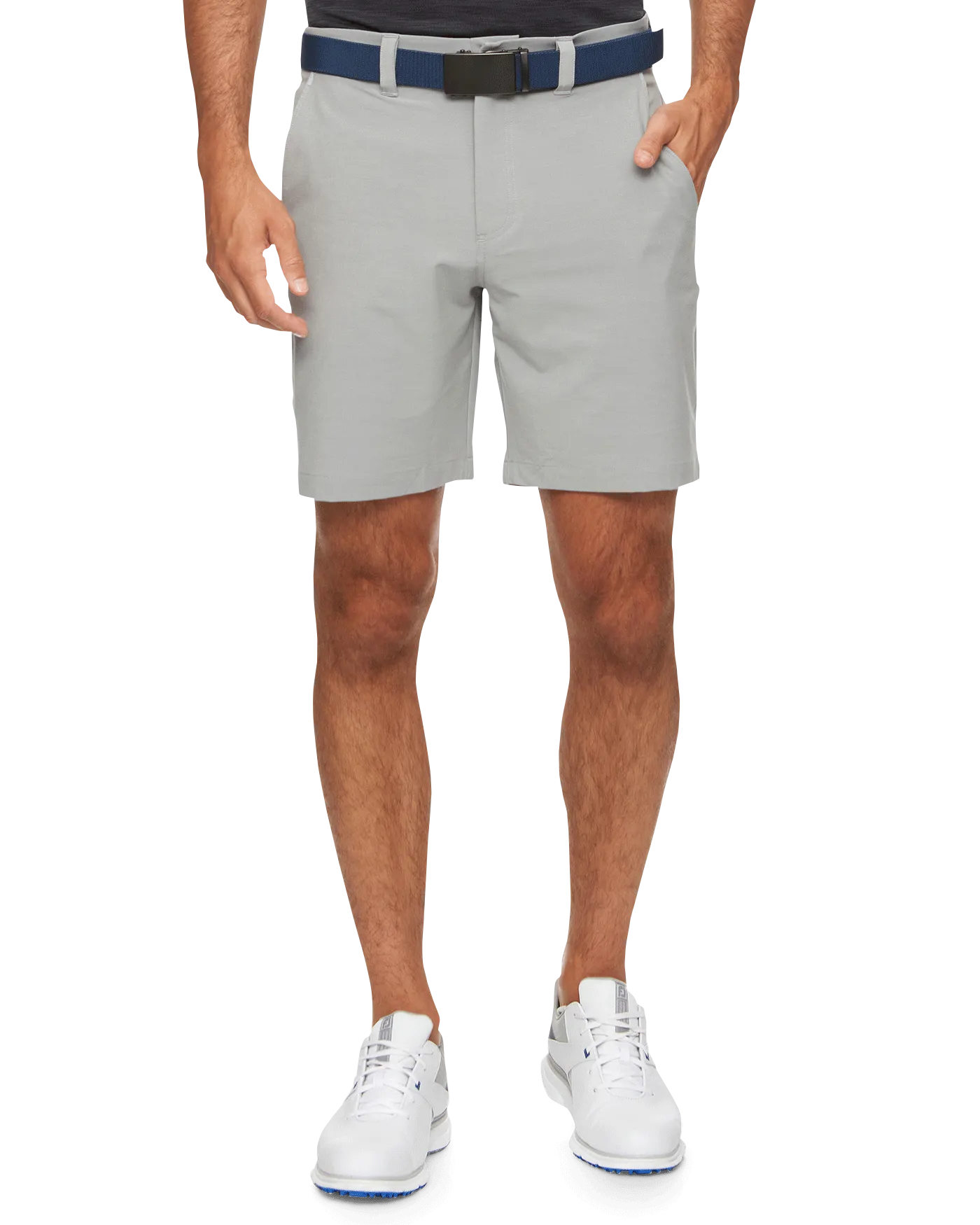 ANY-WEAR COTTON BLEND HYBRID PERFORMANCE SHORT - 8" INSEAM