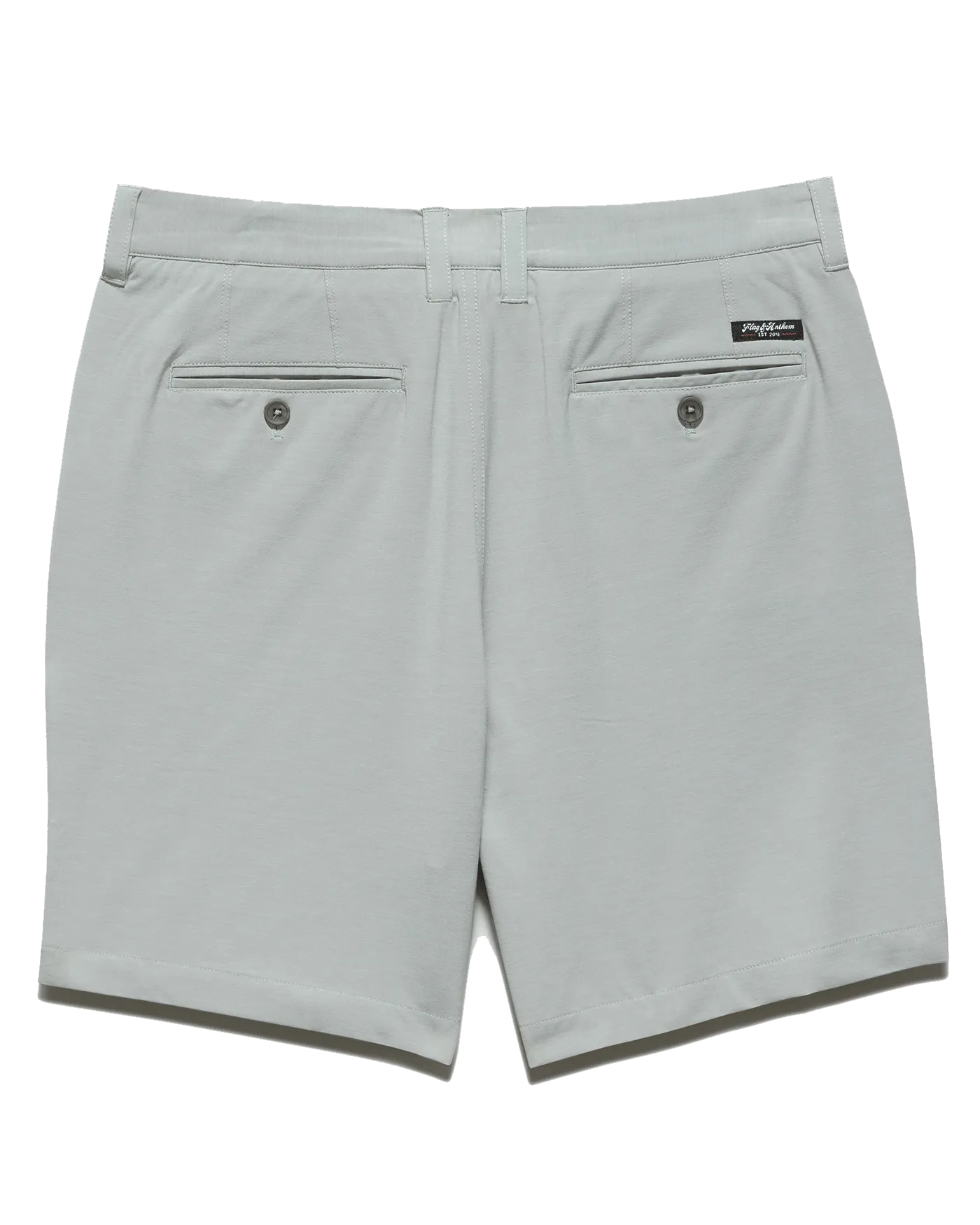 ANY-WEAR COTTON BLEND HYBRID PERFORMANCE SHORT - 8" INSEAM