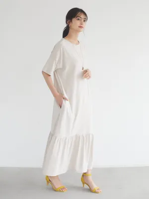 Aya Hem Tiered Dress