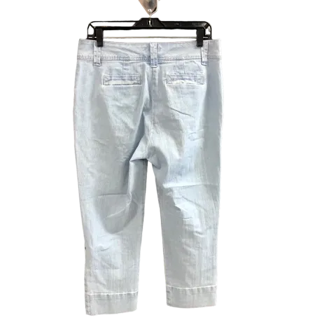 Blue Denim Jeans Cropped Charter Club, Size 8