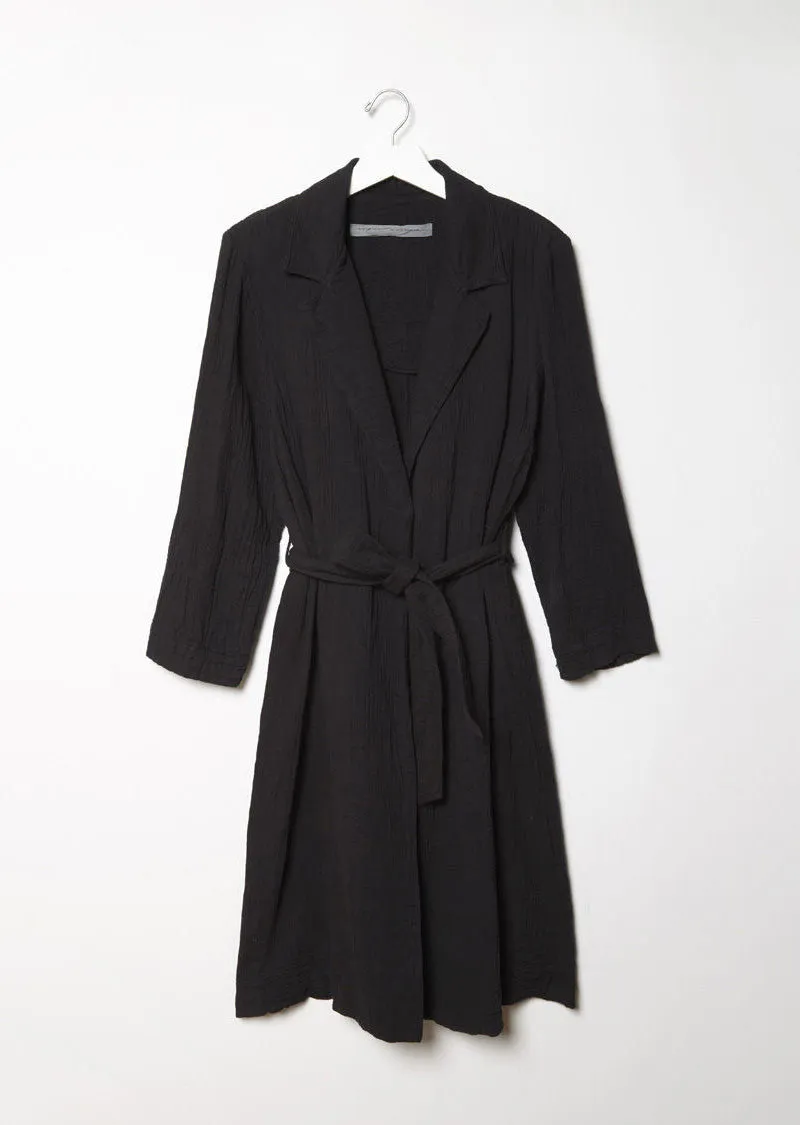 Cotton Gauze Trench Robe