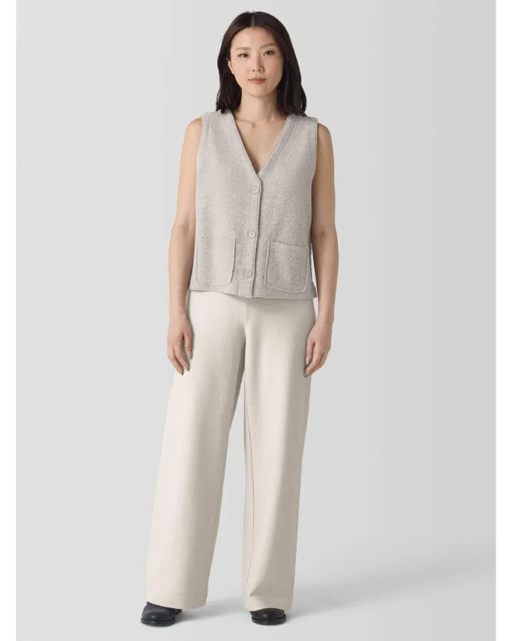 Eileen Fisher Lightweight Boiled Wool Vest
