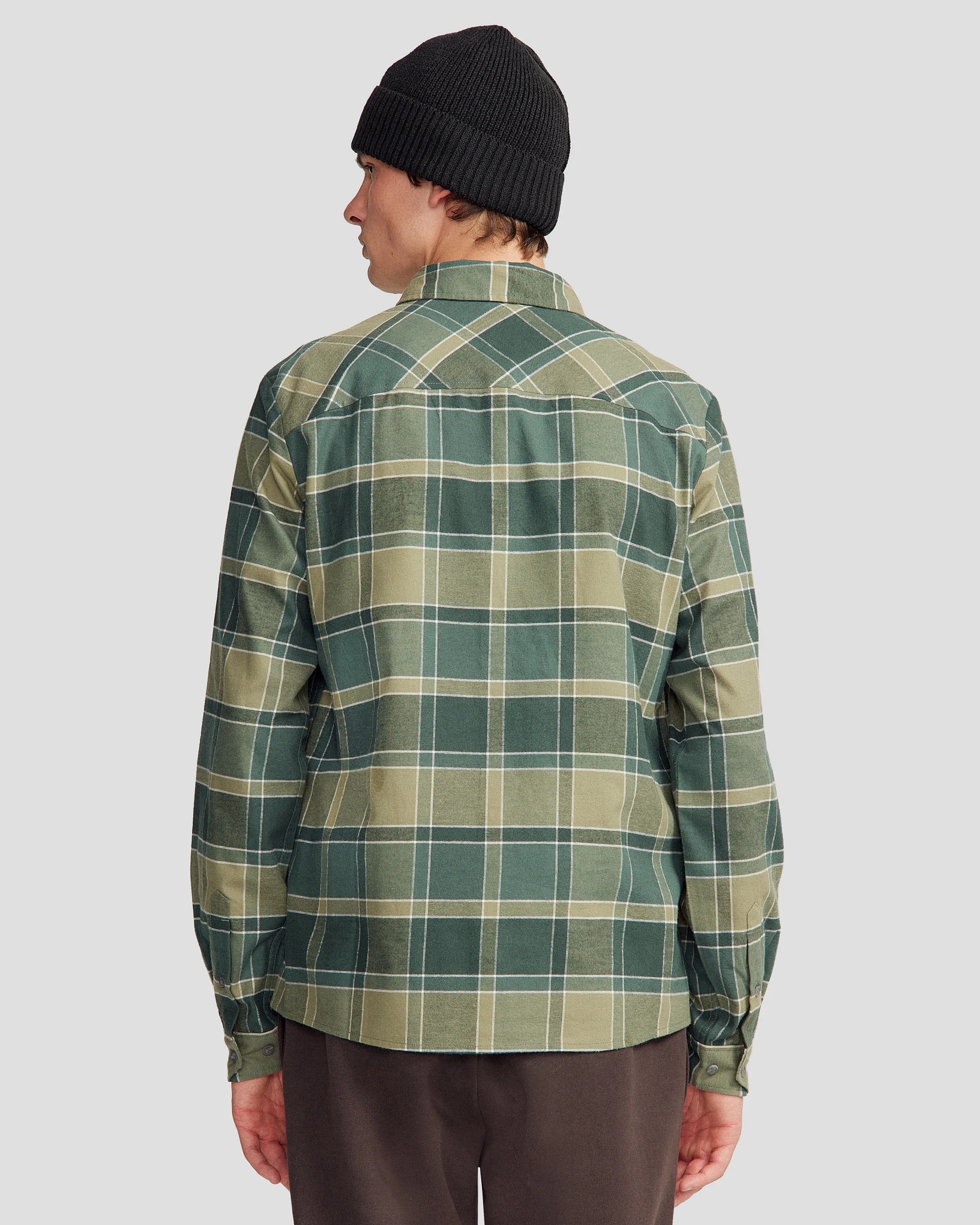 Fyfe Men's L/S Shirt - Forest Plaid