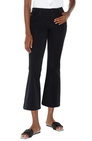 Hannah Cropped Flare-Black