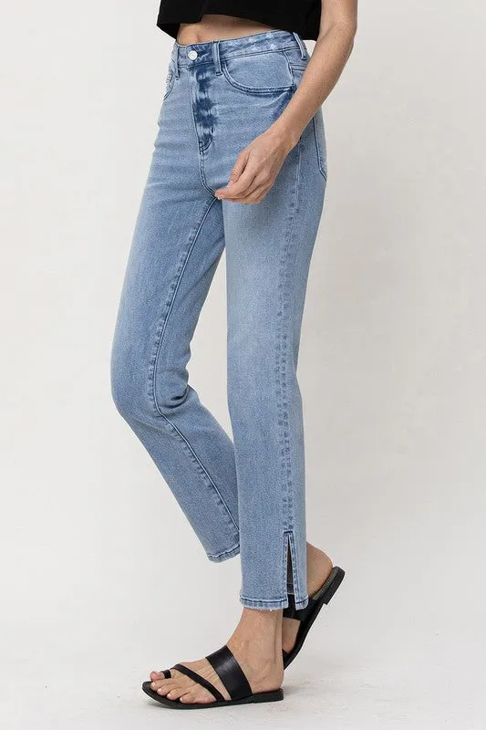 Have Mercy Super HR Straight Crop W/Side Slit by Vervet