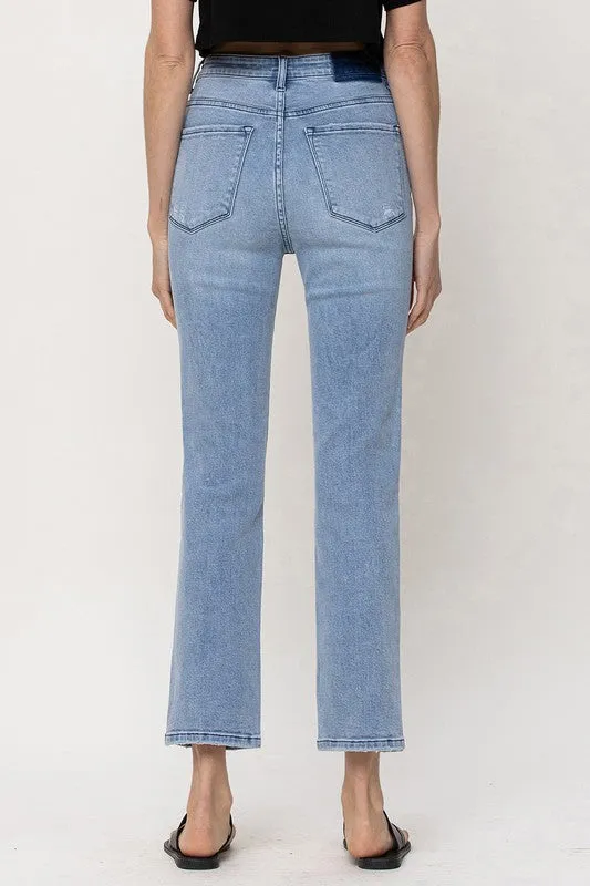 Have Mercy Super HR Straight Crop W/Side Slit by Vervet