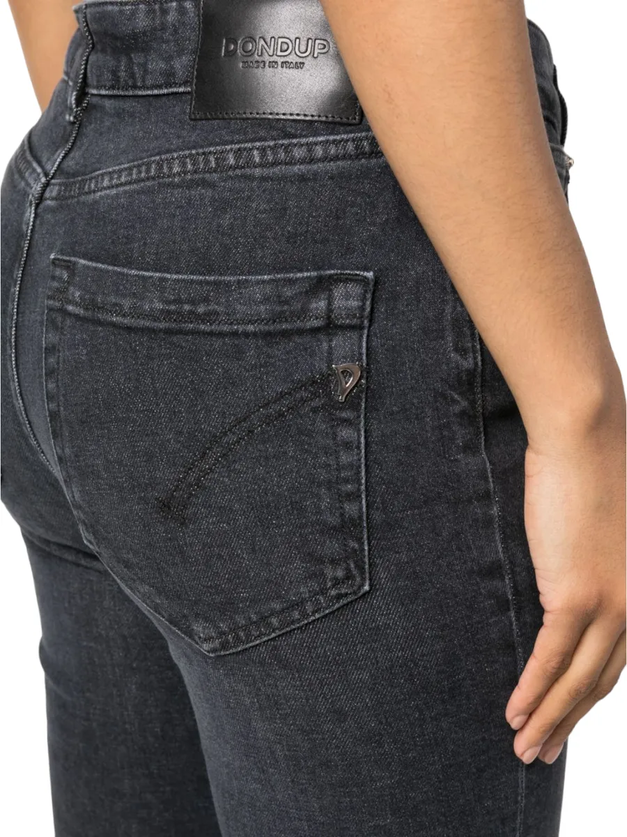 Jeans cropped Koons a vita media
