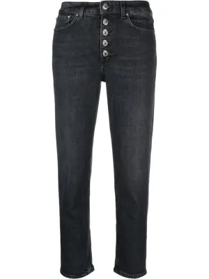 Jeans cropped Koons a vita media
