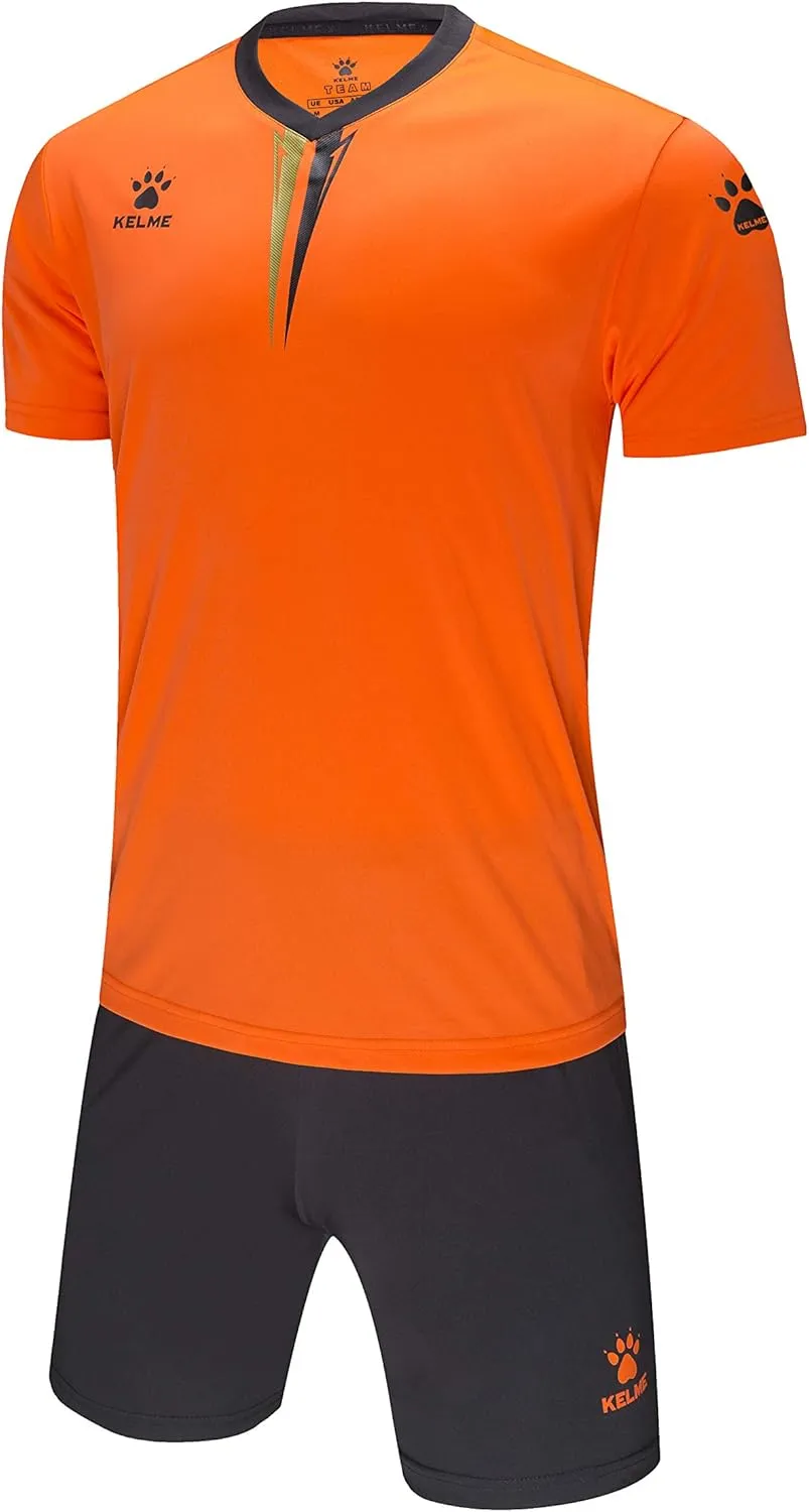 KELME Mens Soccer Jersey - Quick Dry Training Set, Youth Shirts & Shorts, Indoor Turf Uniform