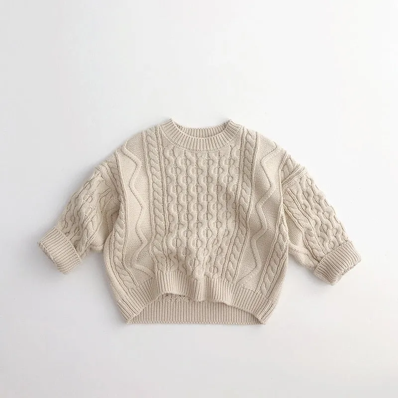 Kids Sweaters/ Pullover Style Knitwear For 0-12 Years