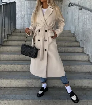 Kim | Elegant Double-Breasted Wool Coat