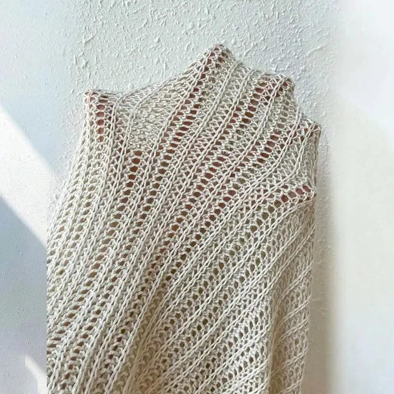 Knitted Swimsuit Blouse