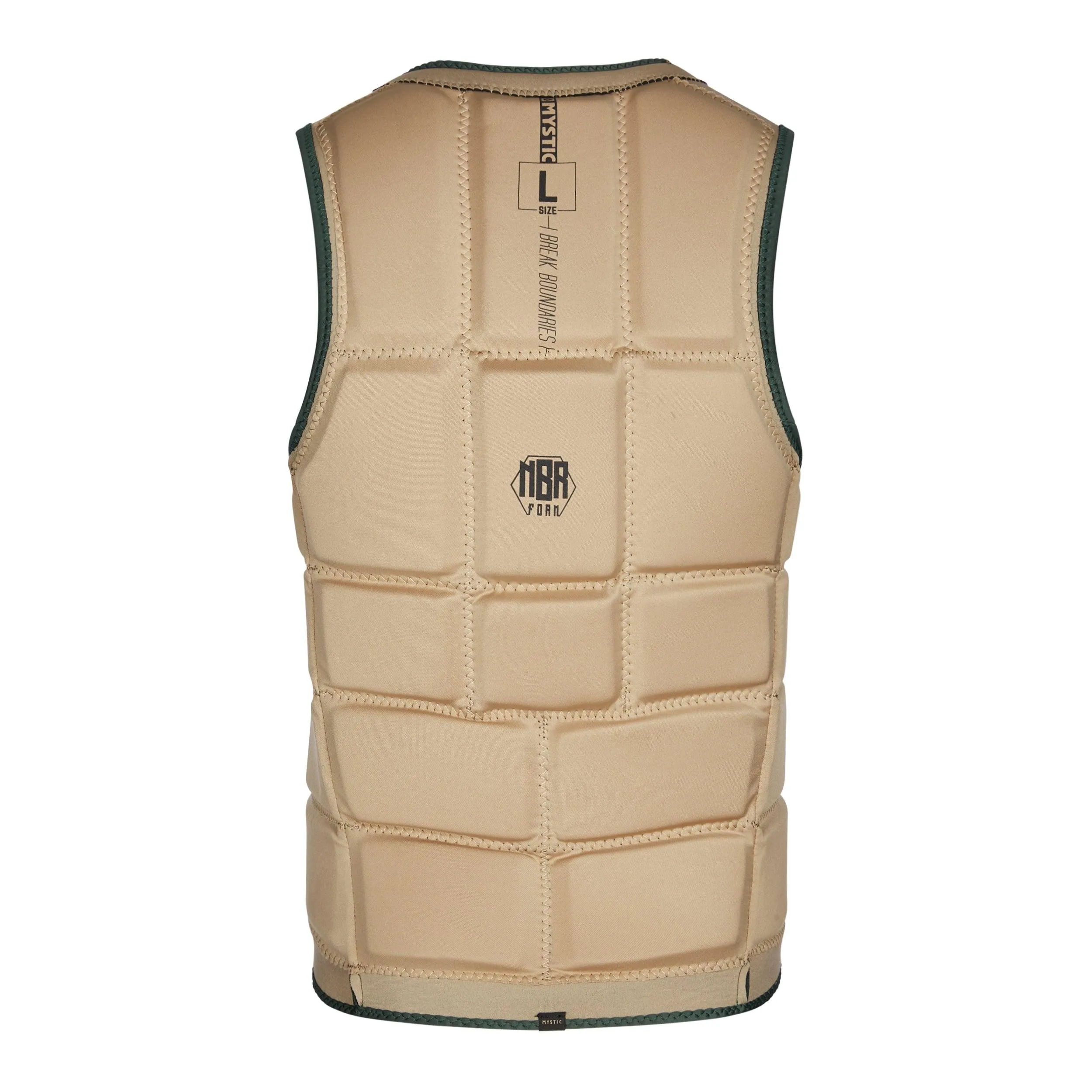 Mystic Outlaw Impact Vest Fzip Wake