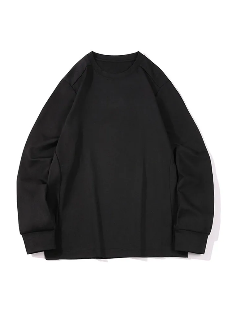 Outdoor Long-Sleeve Sweat-Wicking Quick-Dry Simple Loose Unisex Sports Top