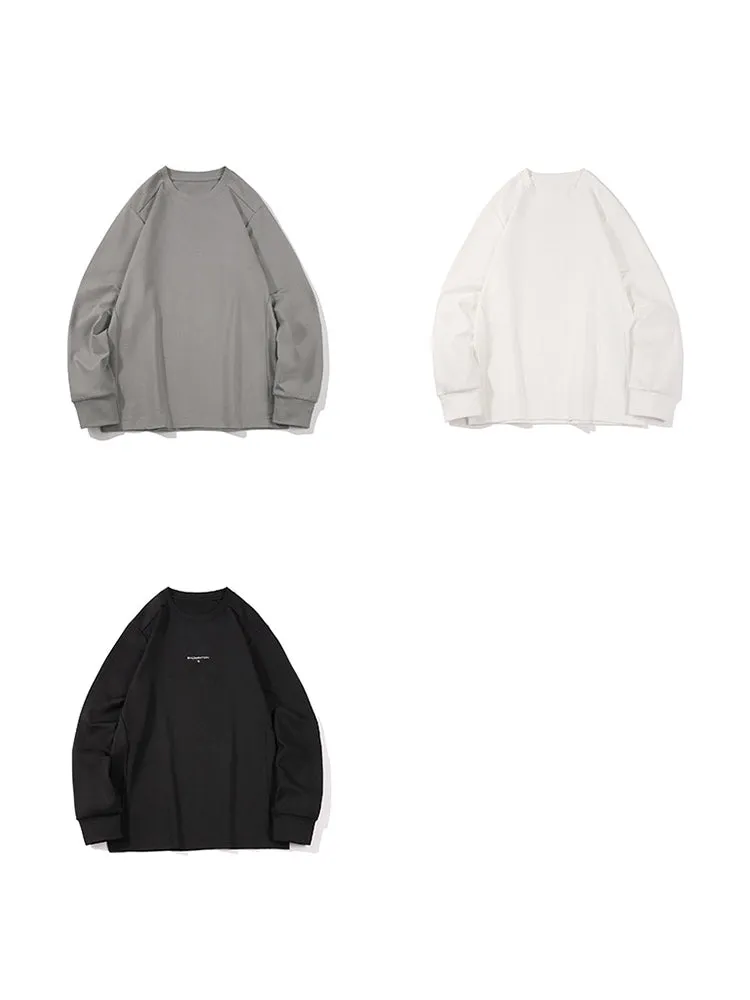 Outdoor Long-Sleeve Sweat-Wicking Quick-Dry Simple Loose Unisex Sports Top