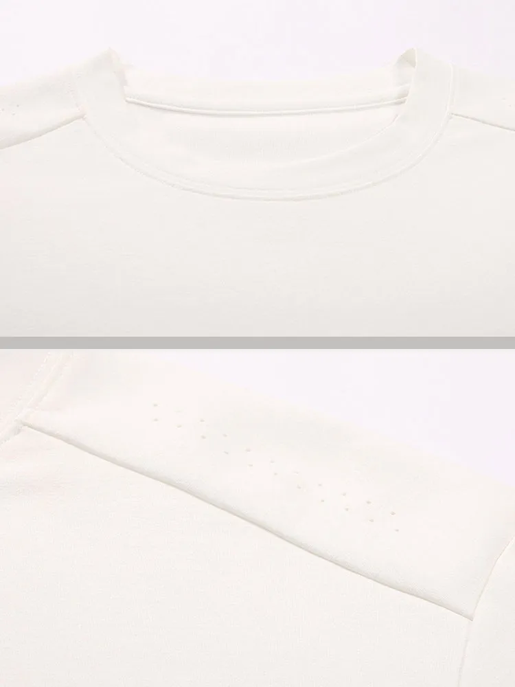 Outdoor Long-Sleeve Sweat-Wicking Quick-Dry Simple Loose Unisex Sports Top