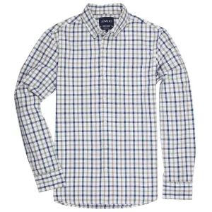 Schenectady (Slim) - White Tattersall Oxford Button Down