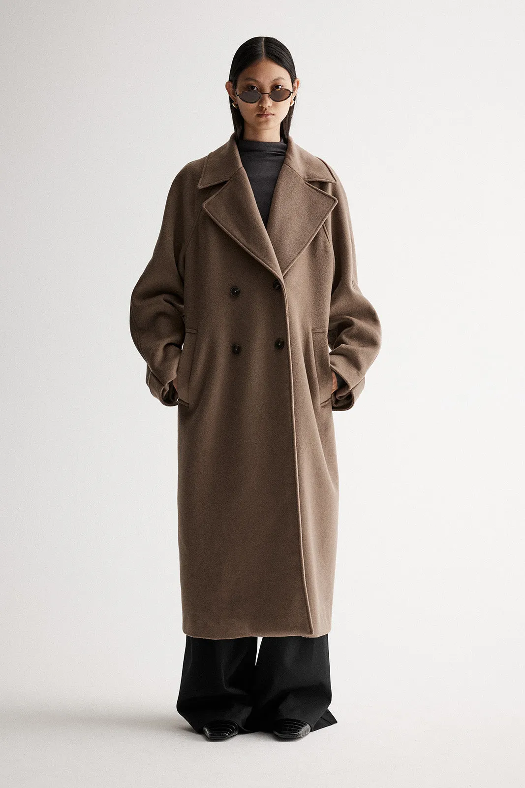 Winona Coat Dark Camel
