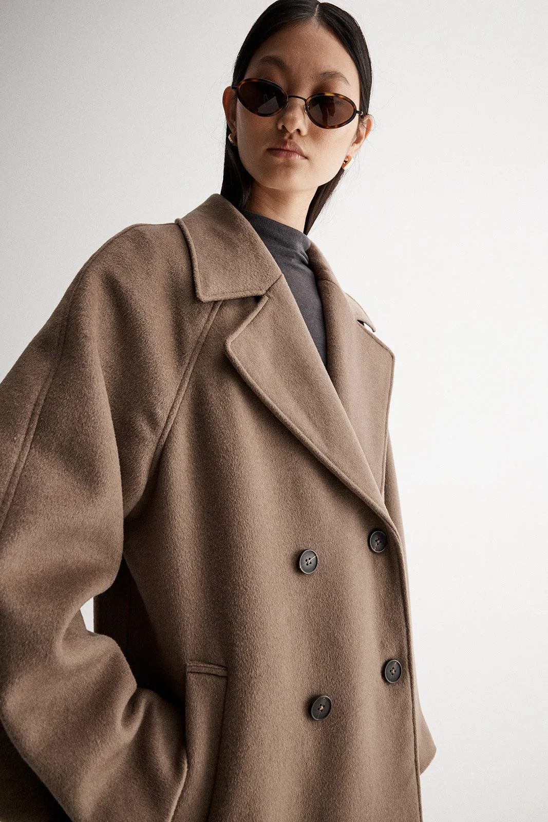 Winona Coat Dark Camel