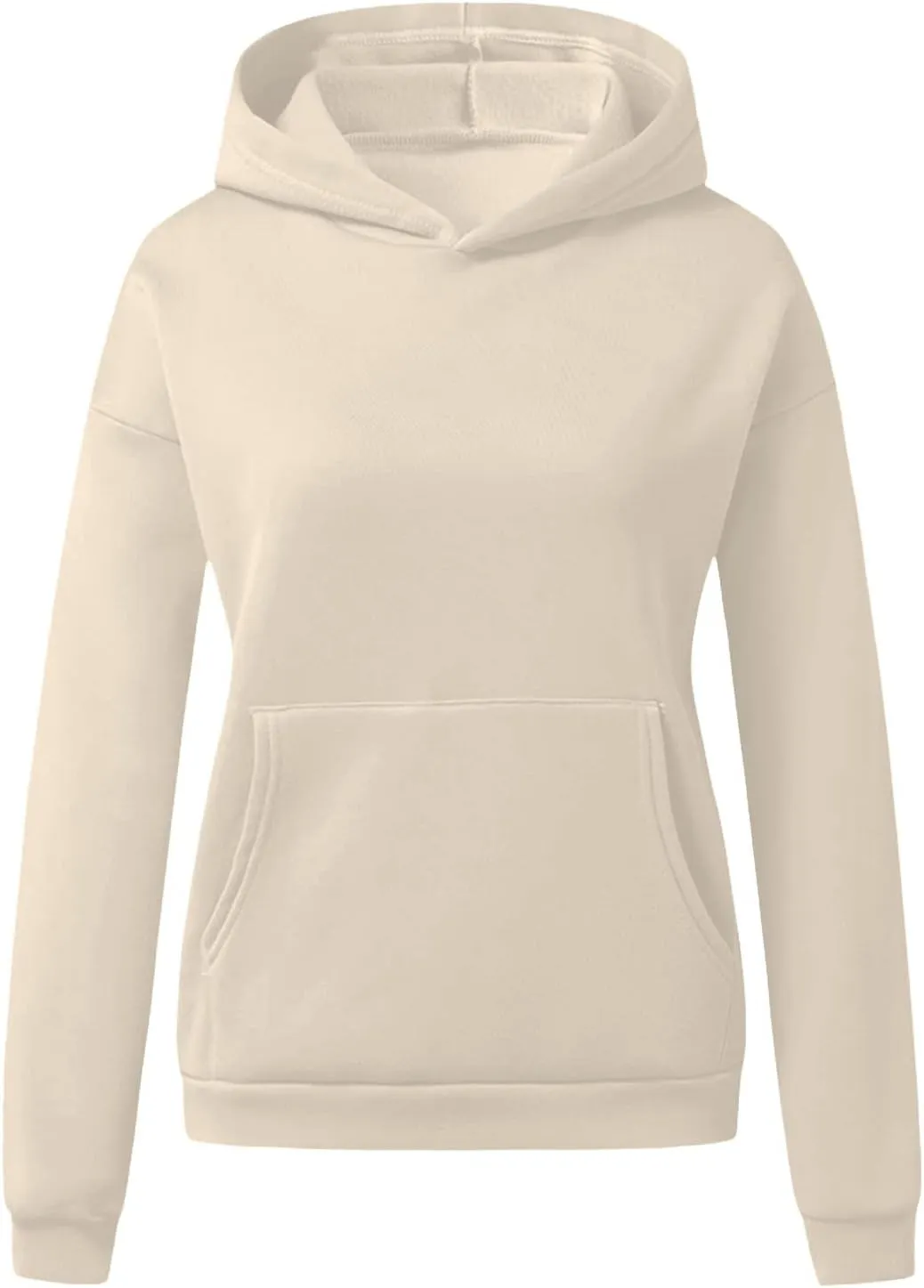 Women Y2k Hoodies Casual Oversized Sweatshirt Loose Pullover Long Sleeve Lightweight Fleece Fashion Comfy Fall Tops