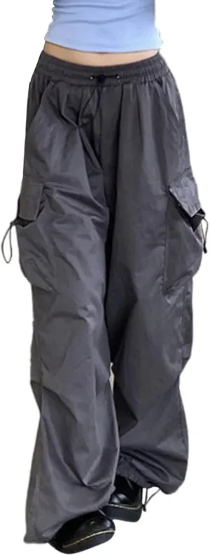 Women's Wide Leg Sweatpants Elastic High Waist Straight Leg Athletic 2025 Trendy Casual Baggy Trousers with Pockets